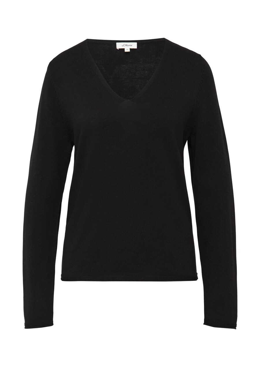 Свитер s.Oliver, черный 
Свитер s.Oliver, черный
