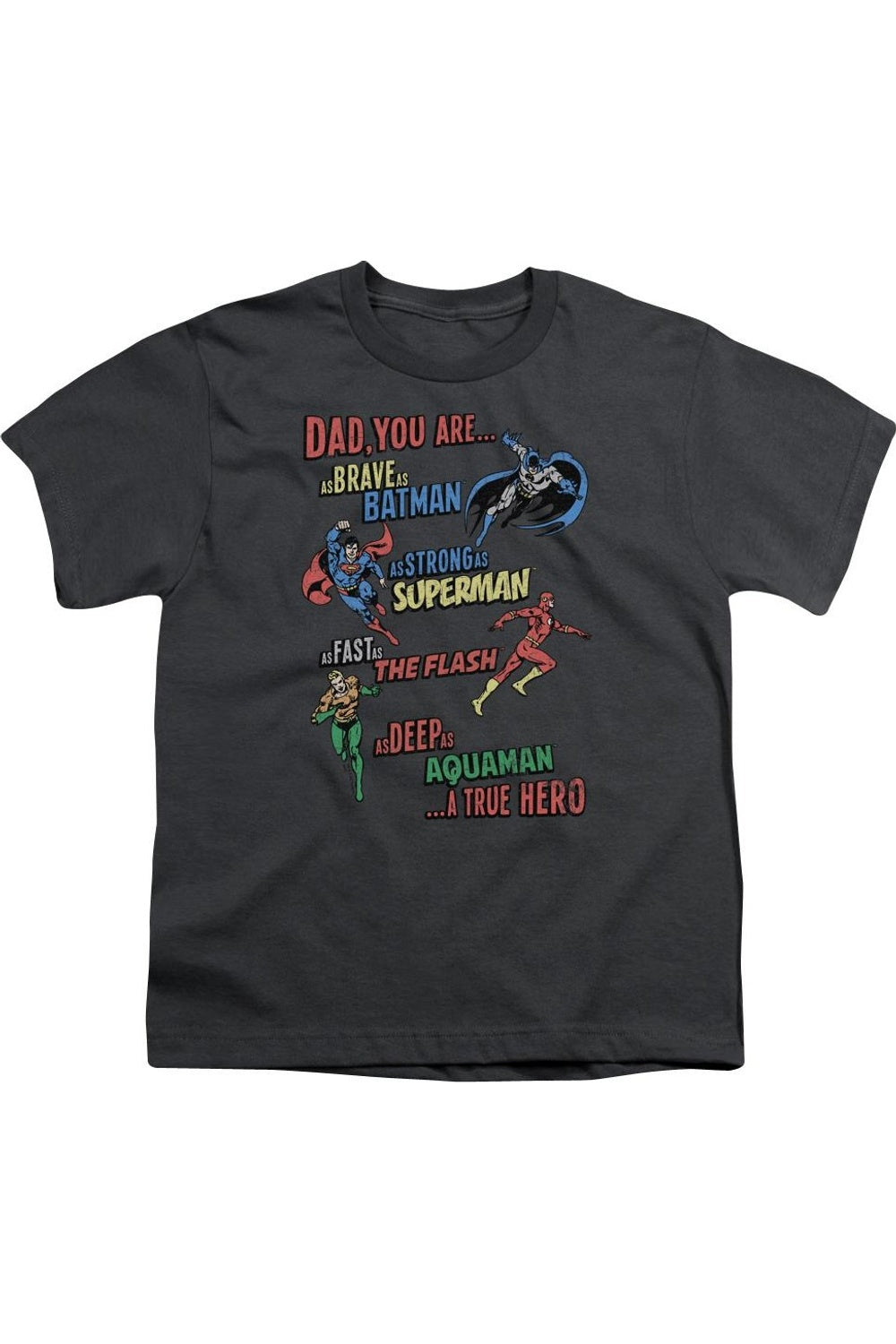 Футболка с коротким рукавом для подростков "Лига справедливости Америки" с принтом супергероя-папы Gildan, Charcoal
Футболка с коротким рукавом для подростков "Лига справедливости Америки" с принтом супергероя-папы Gildan, Charcoal