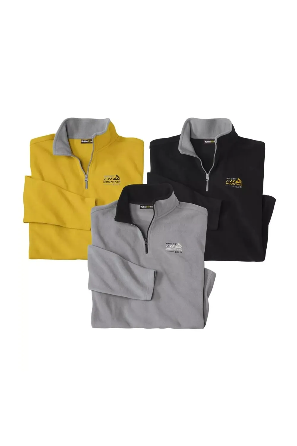 Джемпер из микрофлиса (3 шт. в упаковке) Atlas for Men, серый
Джемпер из микрофлиса (3 шт. в упаковке) Atlas for Men, серый