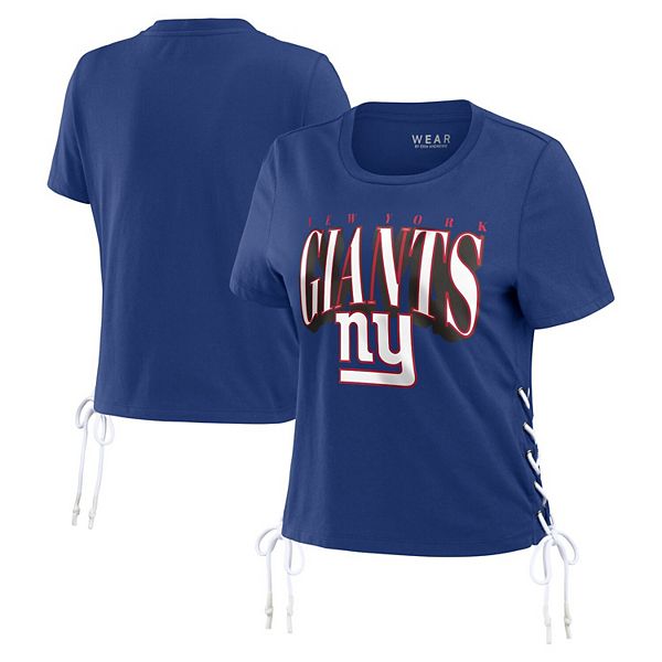 Женская футболка cropped с кружевной шнуровкой new york giants Wear By Erin Andrews
Женская футболка cropped с кружевной шнуровкой new york giants Wear By Erin Andrews