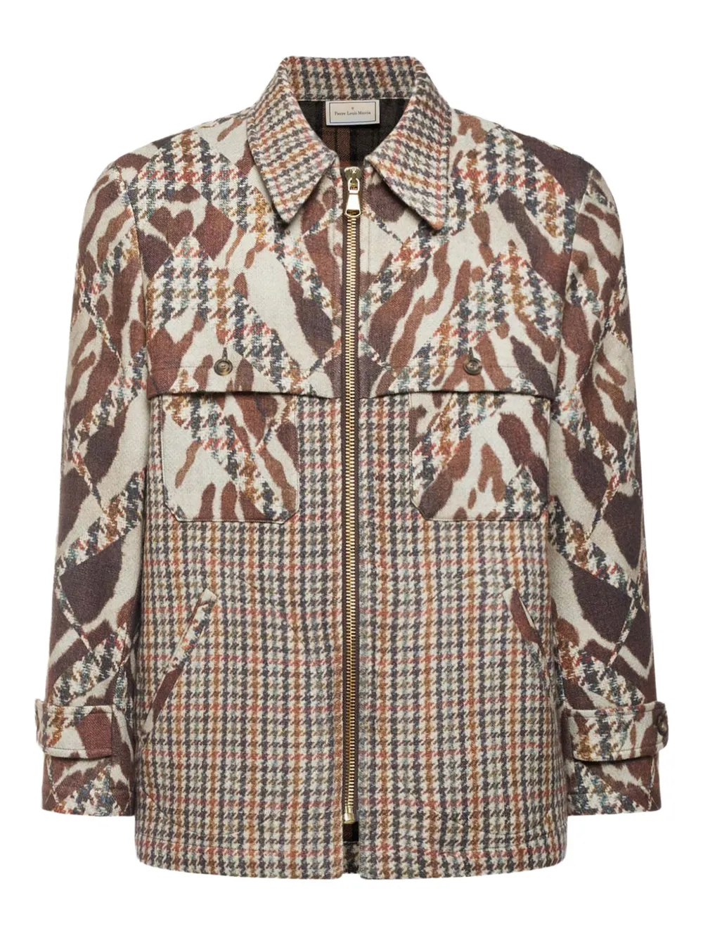Куртка с лоскутным узором "гусиная лапка" Pierre-Louis Mascia, коричневый
Куртка с лоскутным узором "гусиная лапка" Pierre-Louis Mascia, коричневый