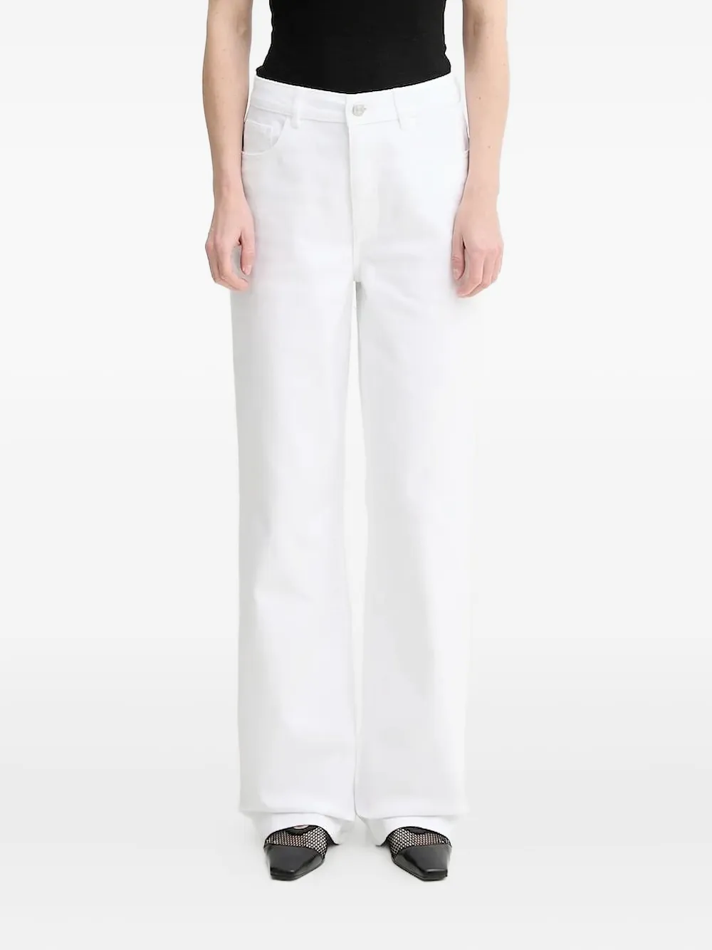 Джинсы с нашивкой-логотипом Gestuz, белый
Джинсы с нашивкой-логотипом Gestuz, белый