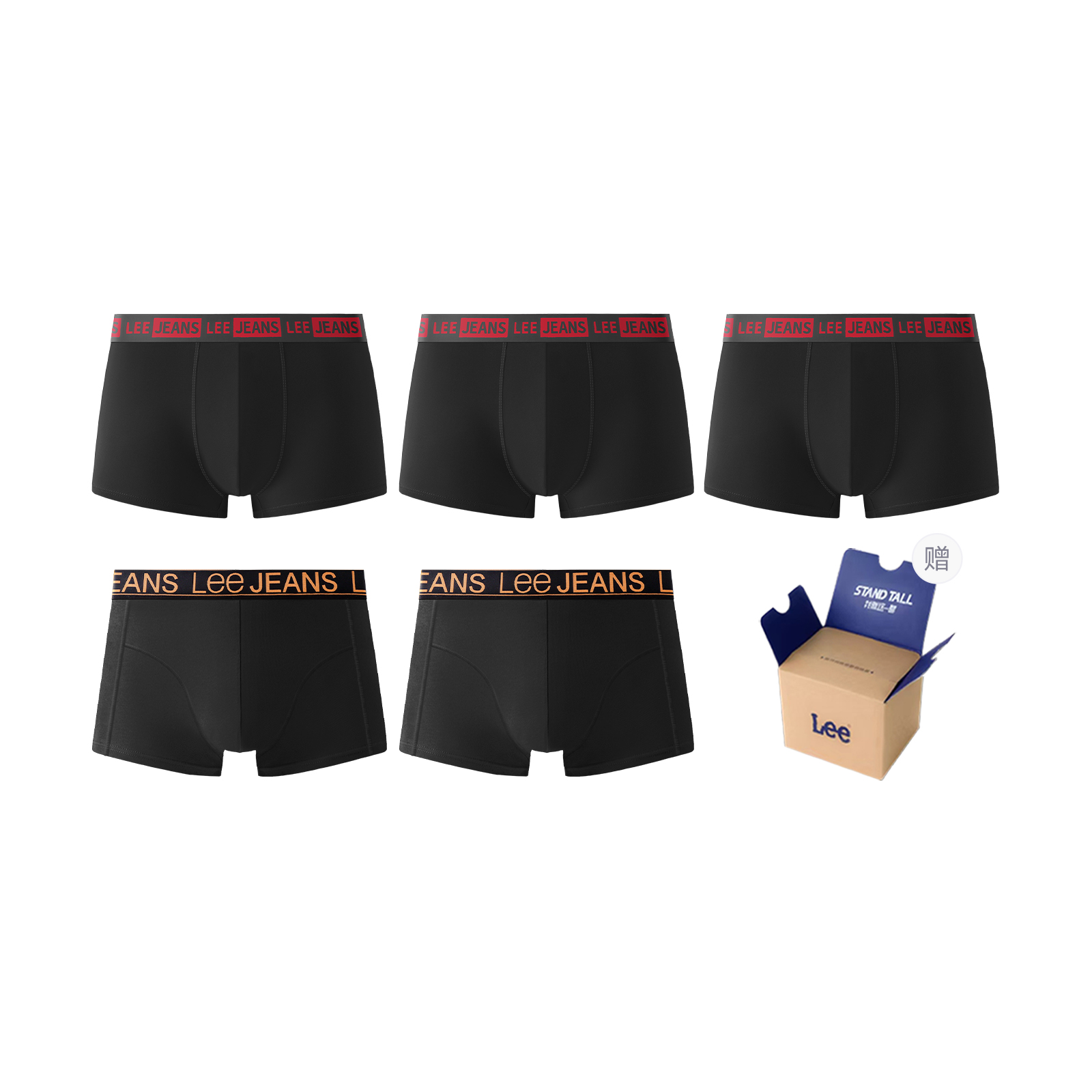 Edge Color 3.0 трусы подарочная коробка мужские 5 шт Lee, черный
Edge Color 3.0 трусы подарочная коробка мужские 5 шт Lee, черный