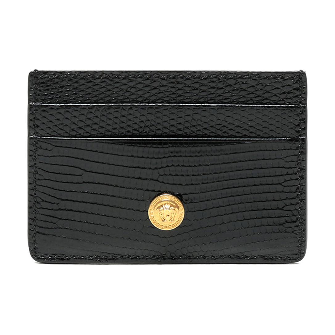VERSACE Кожаный картхолдер унисекс черный
VERSACE Кожаный картхолдер унисекс черный