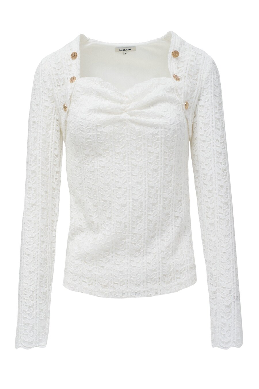 Тонкий вязаный свитер Salsa Jeans Sweater, белый
Тонкий вязаный свитер Salsa Jeans Sweater, белый