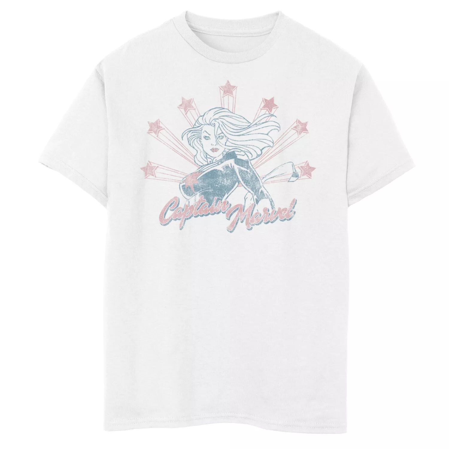 Футболка с потертым портретом и рисунком «Капитан Марвел» для мальчиков 8–20 лет Marvel
Футболка с потертым портретом и рисунком «Капитан Марвел» для мальчиков 8–20 лет Marvel