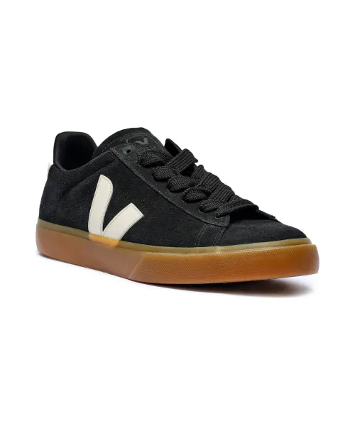 Кожаные кроссовки поле Veja, черный 
Кожаные кроссовки поле Veja, черный