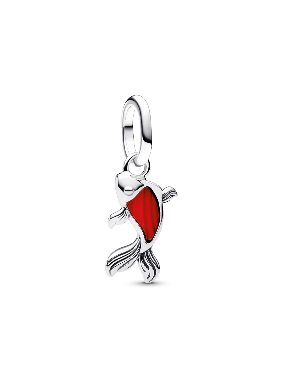 Миниатюрная подвеска в виде рыбки кои из красного муранского стекла Pandora, серебро 925 пробы
Миниатюрная подвеска в виде рыбки кои из красного муранского стекла Pandora, серебро 925 пробы