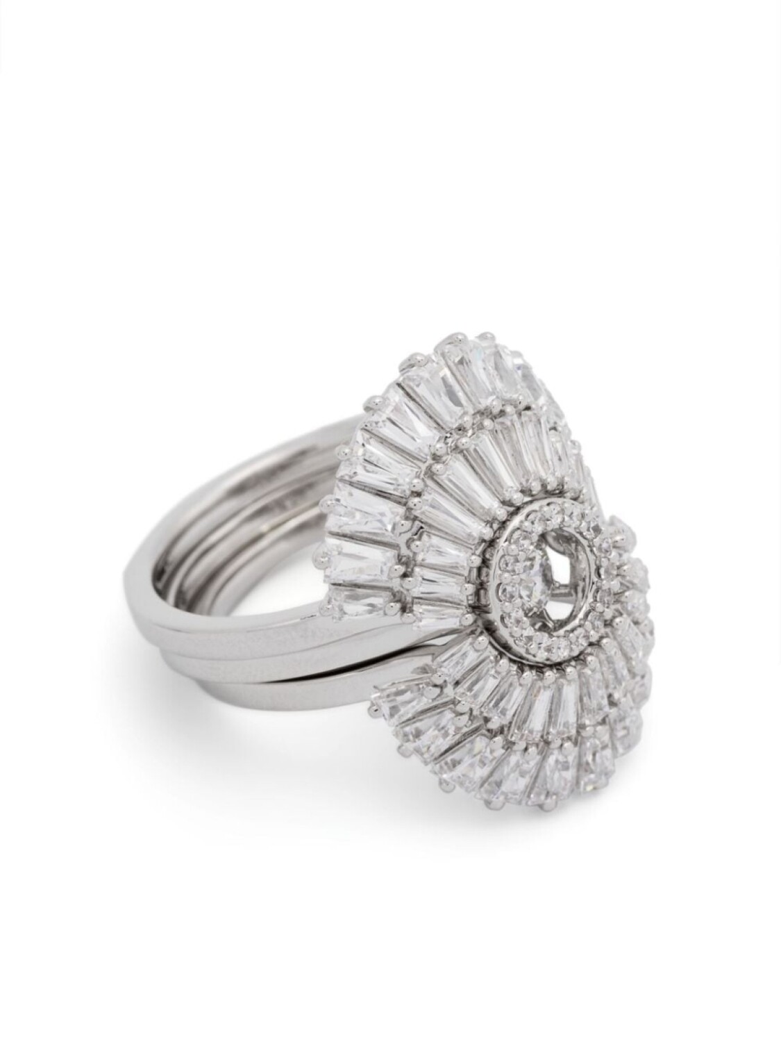 Комплект Idyllia из трех колец Swarovski, серебряный
Комплект Idyllia из трех колец Swarovski, серебряный