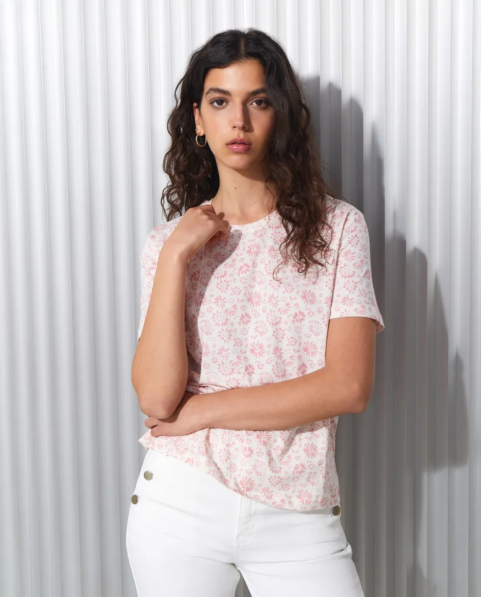 Женская однотонная футболка с коротким рукавом Easy Wear, светло-розовый
Женская однотонная футболка с коротким рукавом Easy Wear, светло-розовый