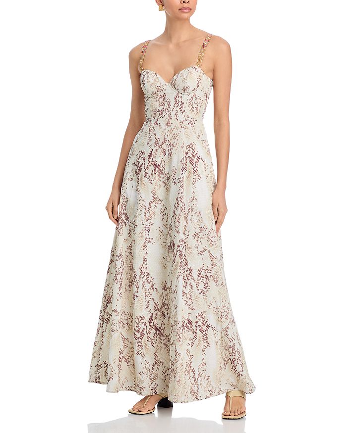 Сатинговое платье макси с бисерными лямками Sutton L'AGENCE, мультиколор
Сатинговое платье макси с бисерными лямками Sutton L'AGENCE, мультиколор