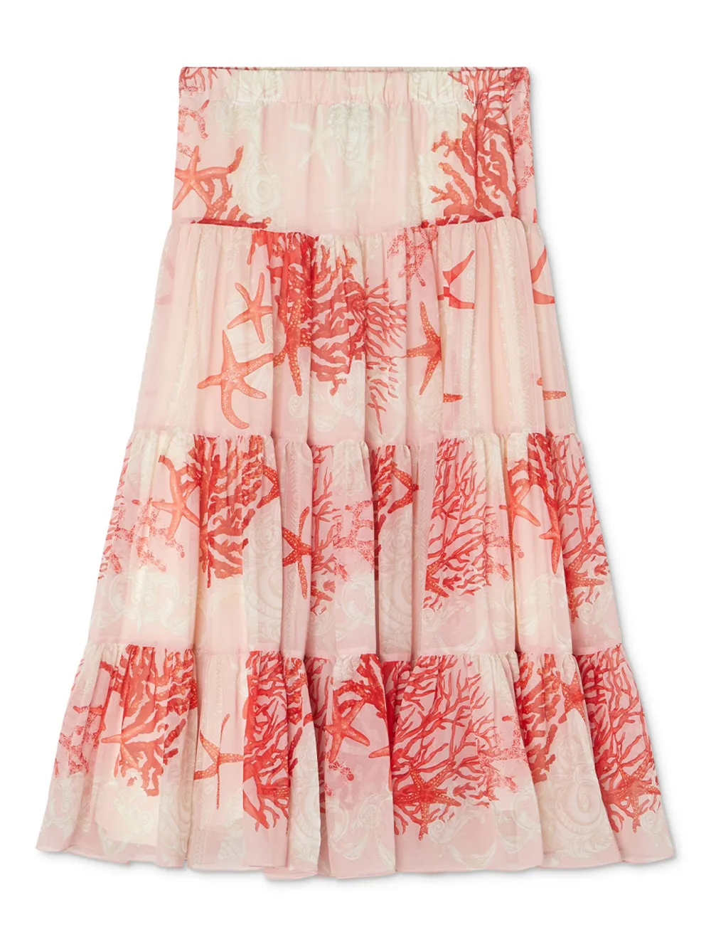 Ярусная юбка с графичным принтом Versace Kids, розовый
Ярусная юбка с графичным принтом Versace Kids, розовый