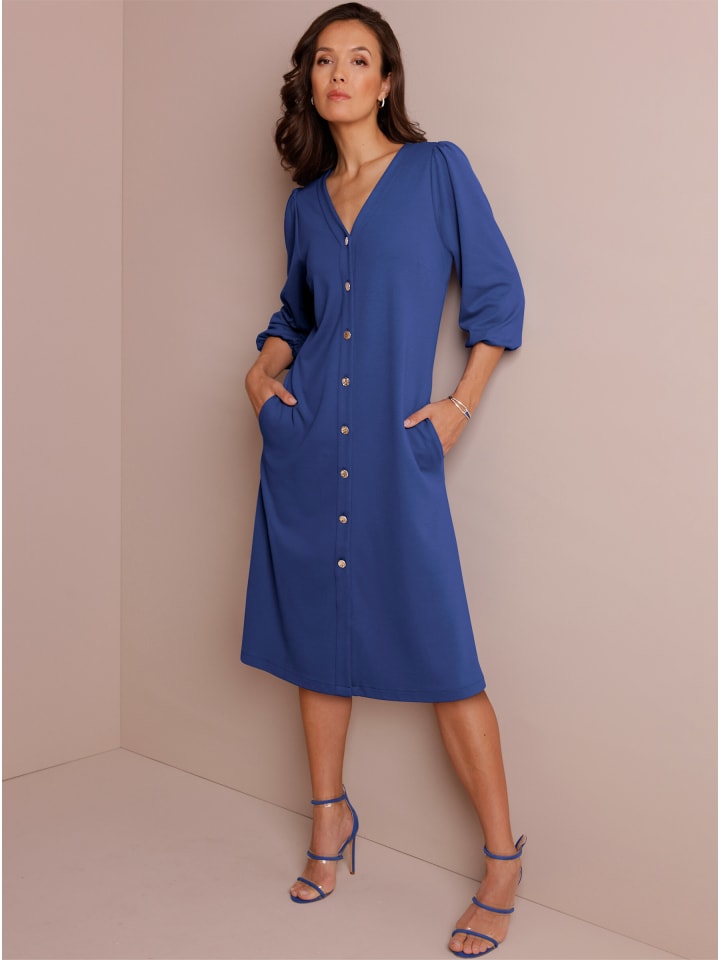 Платье А-силуэта королевского синего цвета creation L
Платье А-силуэта королевского синего цвета creation L