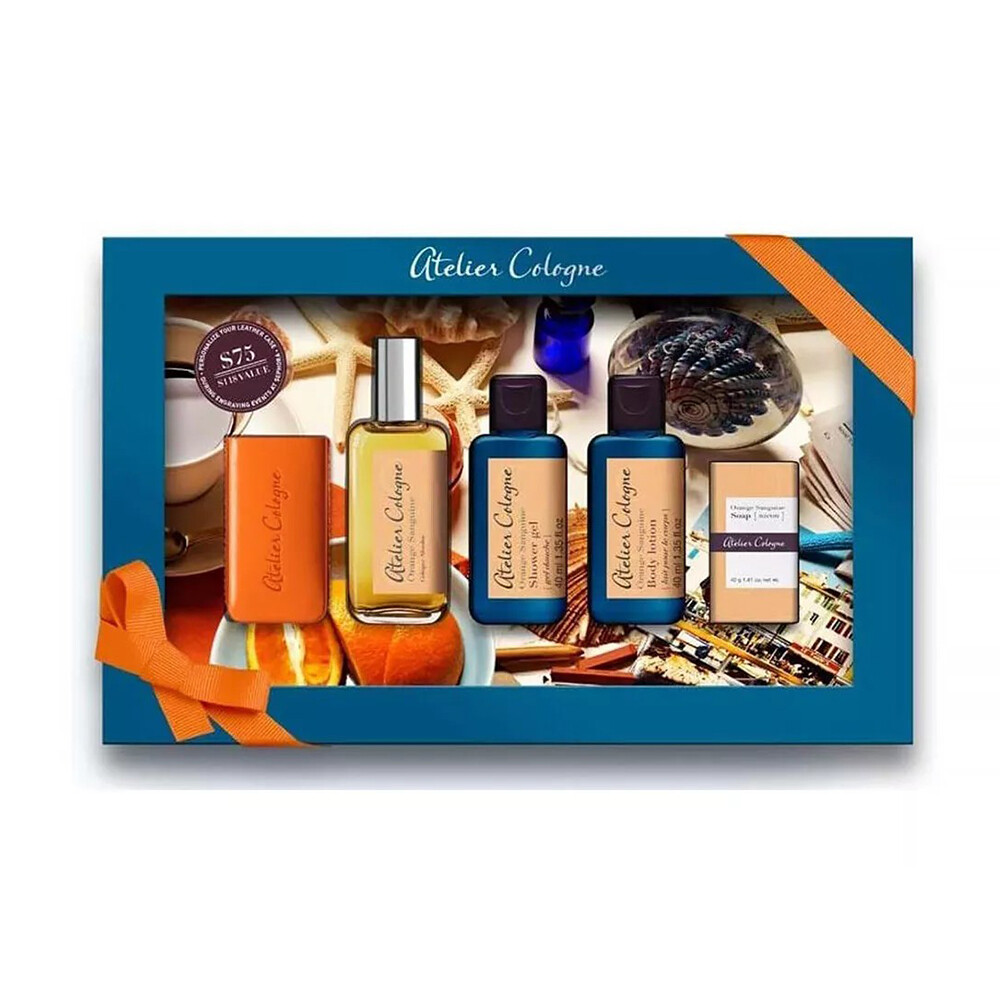 Подарочный набор Atelier Cologne Orange Sanguine Cologne Absolue Pure Perfume, 5 предметов
Подарочный набор Atelier Cologne Orange Sanguine Cologne Absolue Pure Perfume, 5 предметов