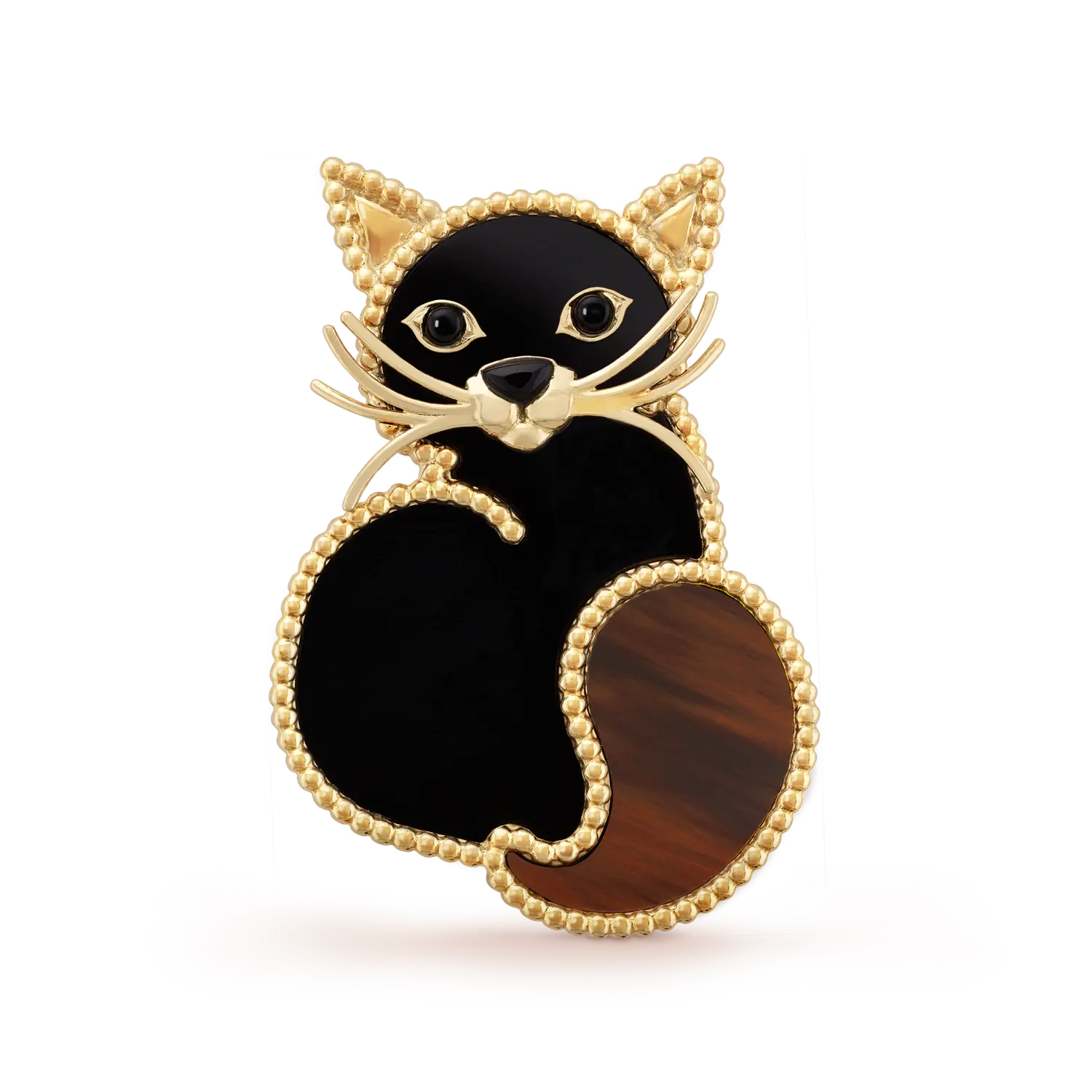 Брошь Van Cleef & Arpels Lucky Animals Cat, 18-ct желтое золото, обсидиан, оникс
Брошь Van Cleef & Arpels Lucky Animals Cat, 18-ct желтое золото, обсидиан, оникс