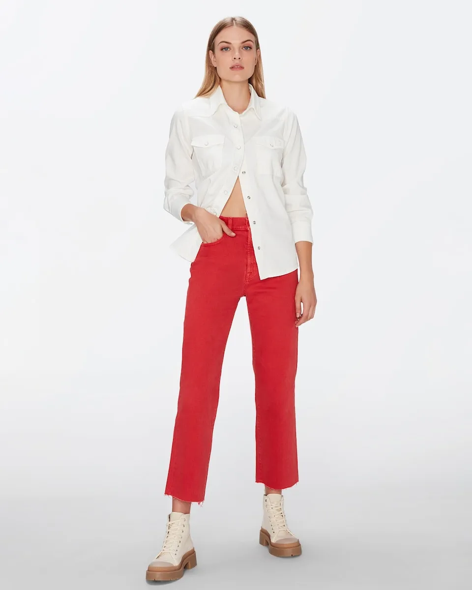 Женские джинсы Logan Stovepipe с высокой посадкой и прямым кроем 7 For all mankind, красный
Женские джинсы Logan Stovepipe с высокой посадкой и прямым кроем 7 For all mankind, красный