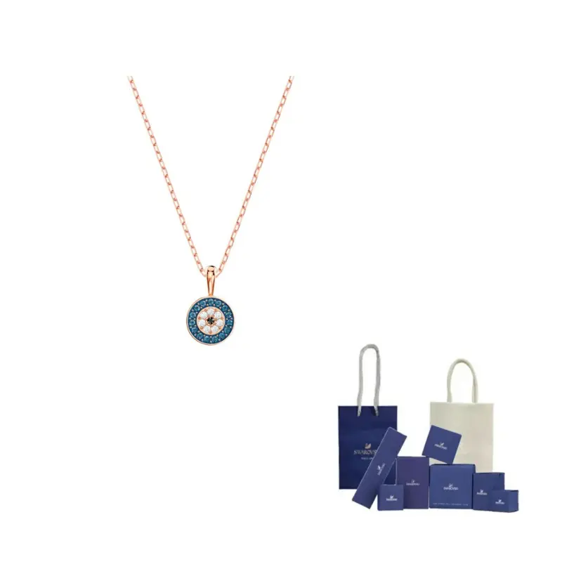 LUCKILY Искусственные хрустальные ожерелья для женщин Swarovski, синий розовый золотой
LUCKILY Искусственные хрустальные ожерелья для женщин Swarovski, синий розовый золотой