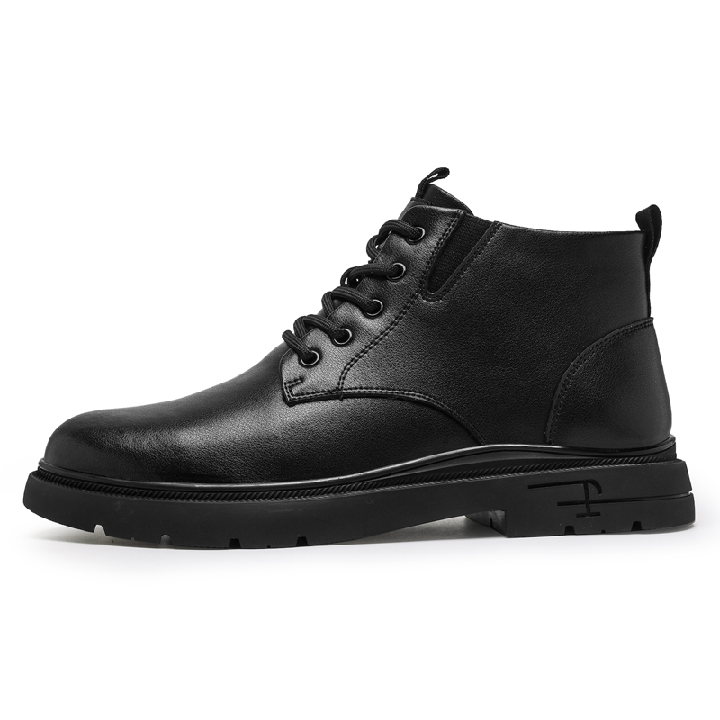 Shu family Короткие мужские ботинки Martin, черные 
Shu family Короткие мужские ботинки Martin, черные