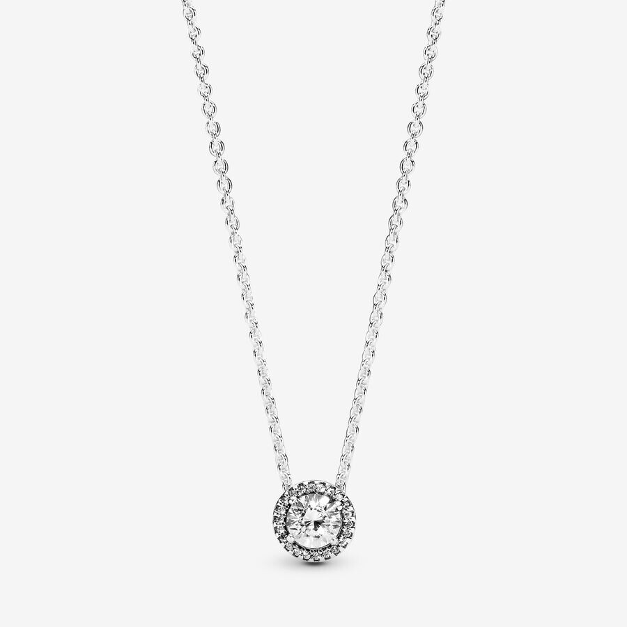 Колье Pandora Round Sparkle Halo, серебро
Колье Pandora Round Sparkle Halo, серебро