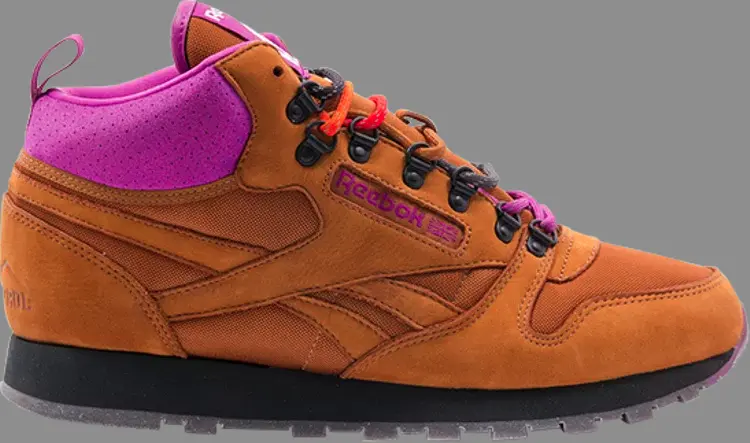 Кроссовки footpatrol x classic leather mid 'on the rocks' Reebok, коричневый
Кроссовки footpatrol x classic leather mid 'on the rocks' Reebok, коричневый