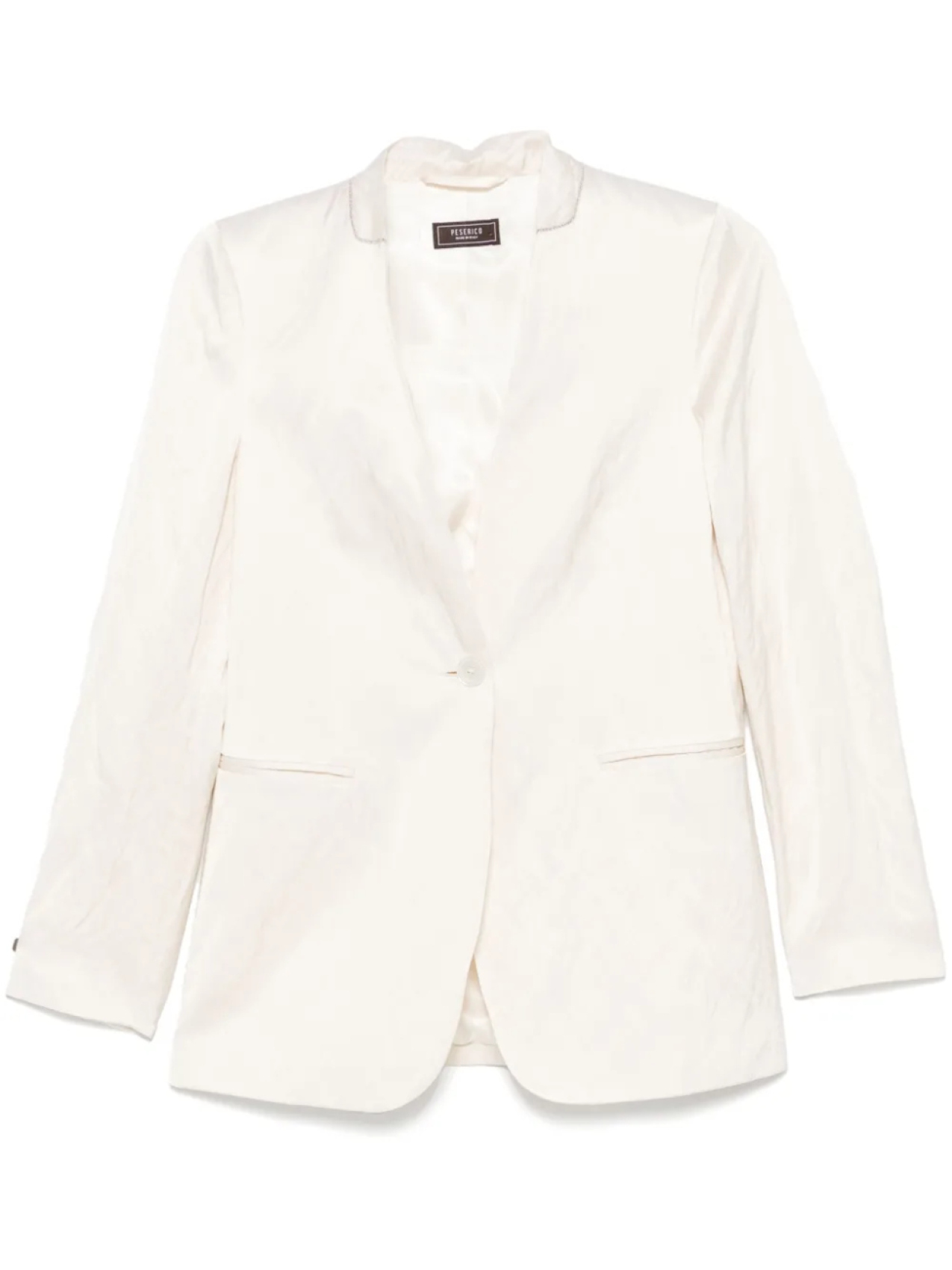 Peserico атласный пиджак, белый
Peserico атласный пиджак, белый