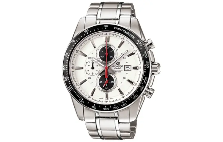 CASIO Часы Men EDIFICE White Watch EF-547D-7A1, White Dial
CASIO Часы Men EDIFICE White Watch EF-547D-7A1, White Dial