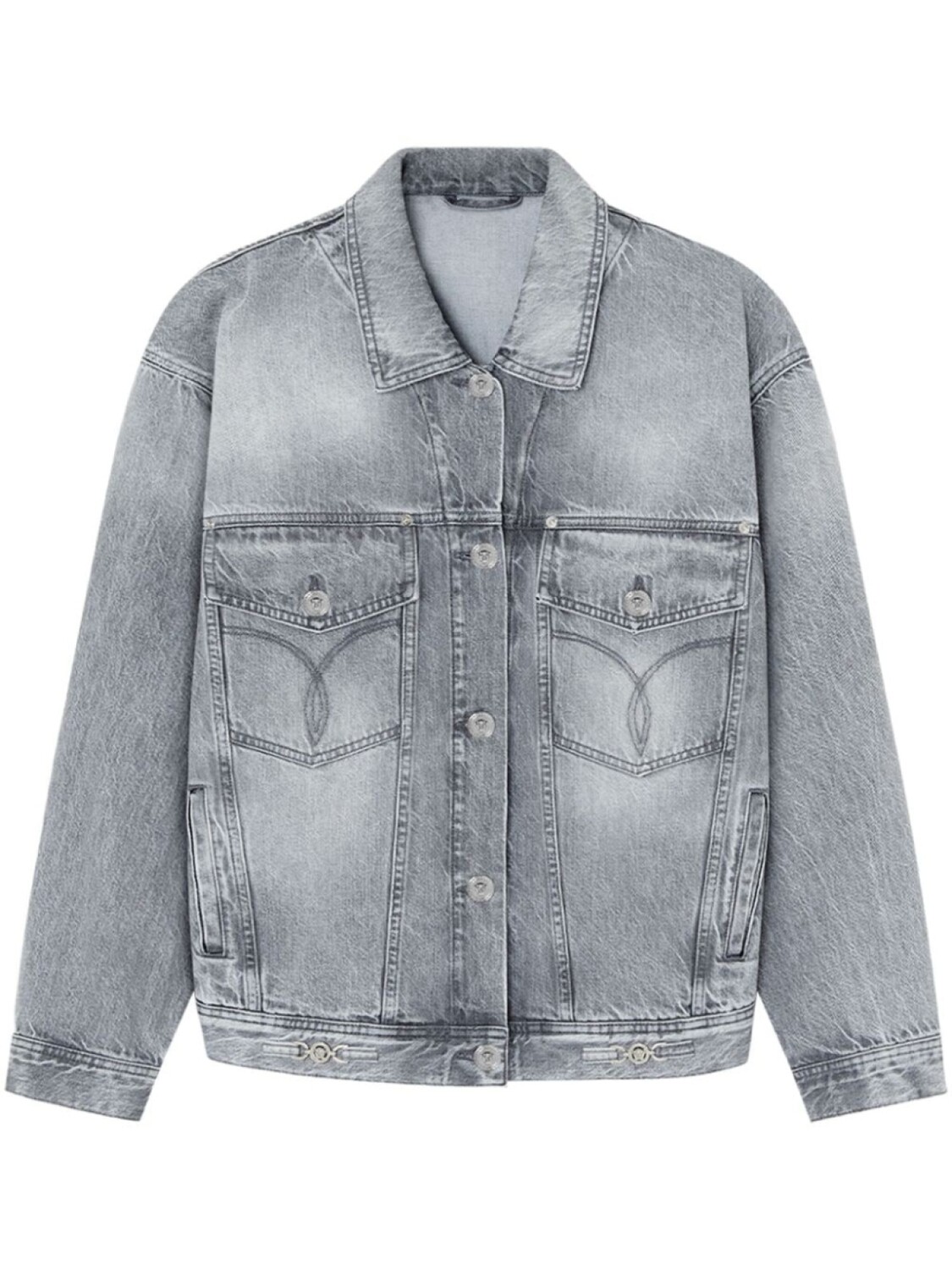 Versace джинсовая куртка с логотипом, серый
Versace джинсовая куртка с логотипом, серый