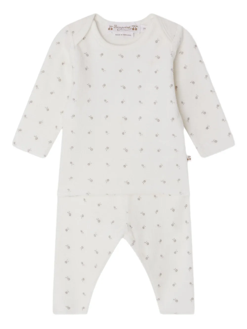 Комплект из топа и брюк с цветочным принтом Bonpoint, белый
Комплект из топа и брюк с цветочным принтом Bonpoint, белый