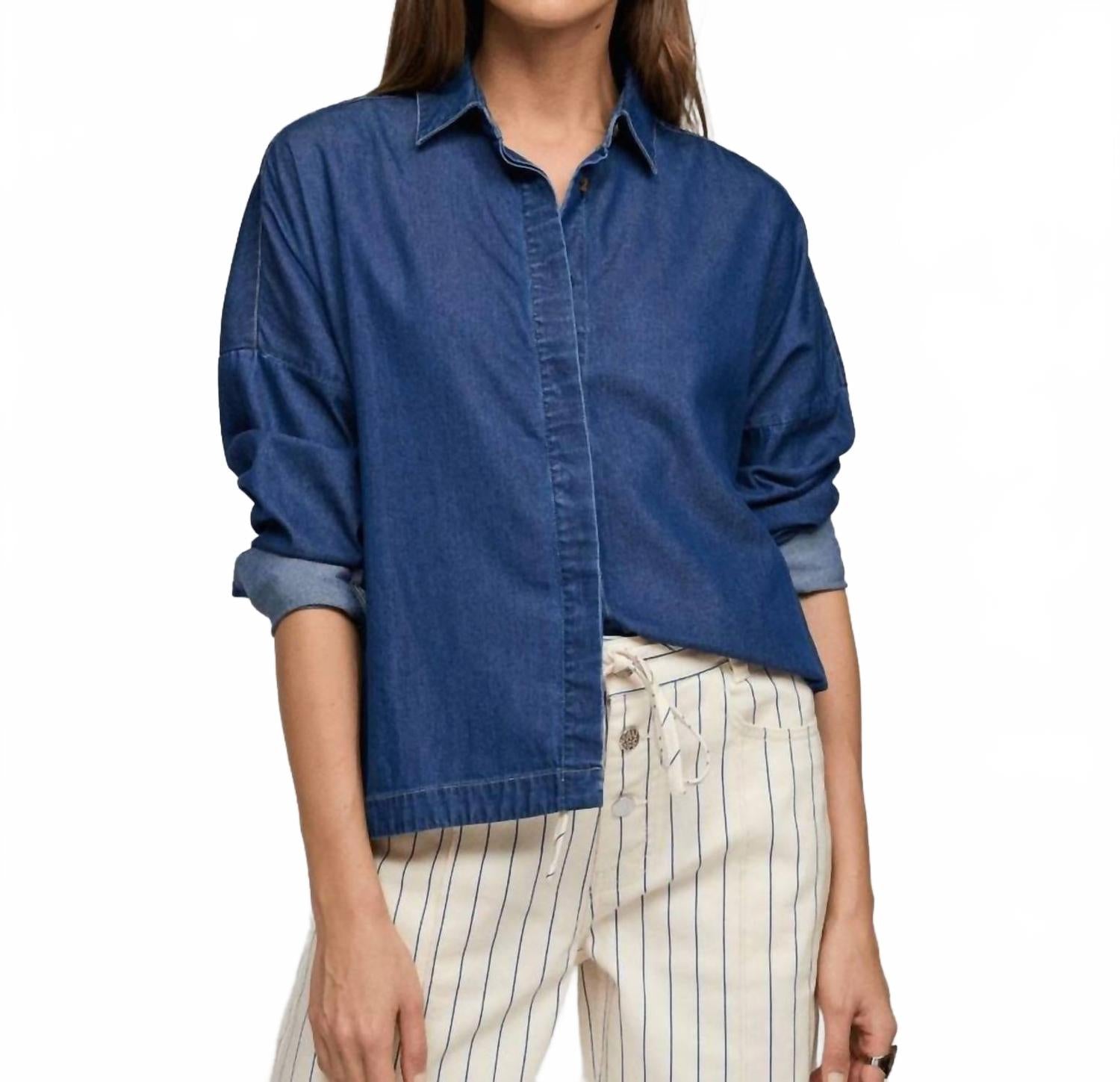 Софи Длинный рукав Джимовая рубашка в темной стирке Hinson Wu, Dark Wash
Софи Длинный рукав Джимовая рубашка в темной стирке Hinson Wu, Dark Wash