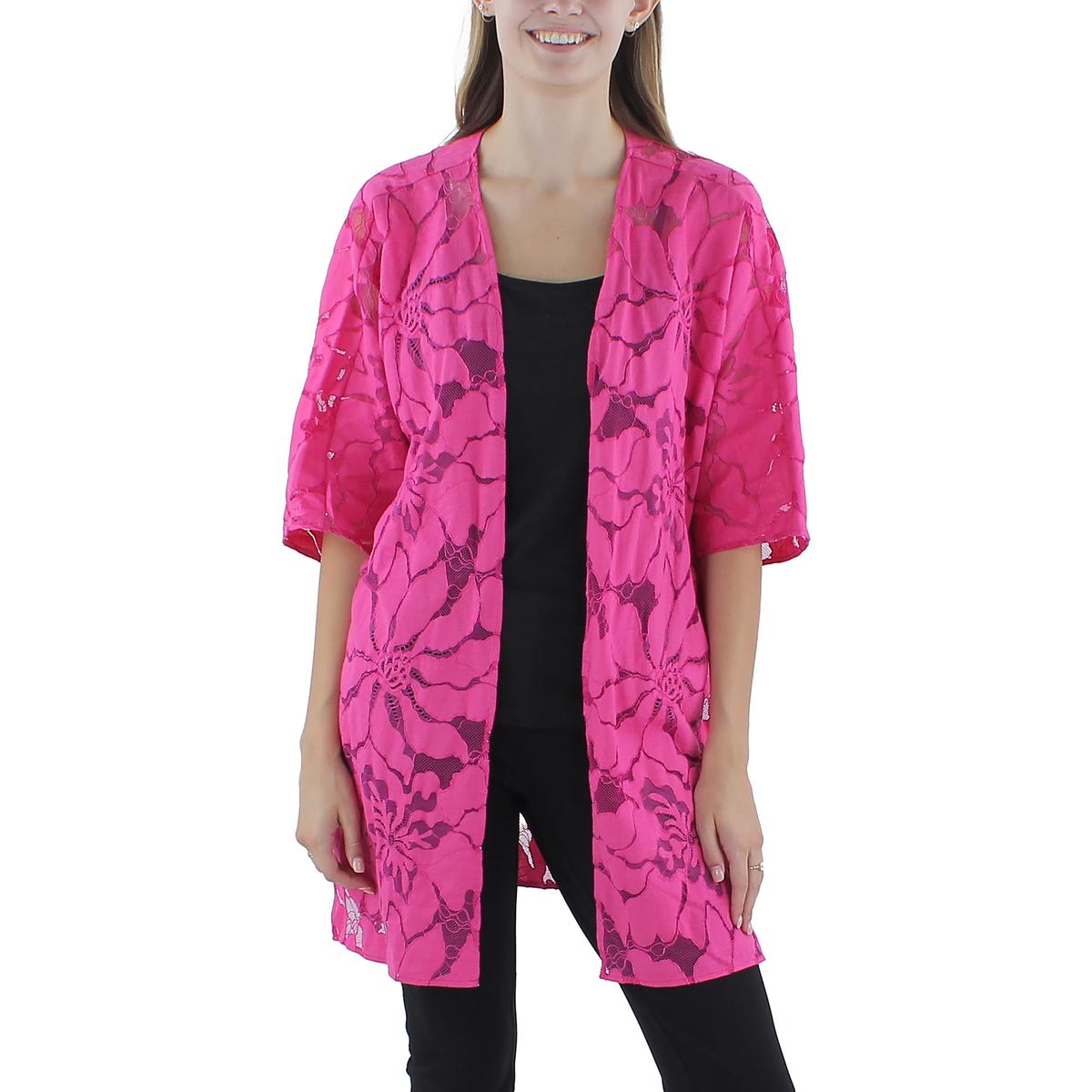 Женский кружевной блейзер с открытым передом Anne Klein, цвет pink pansy
Женский кружевной блейзер с открытым передом Anne Klein, цвет pink pansy