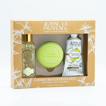 Jeanne En Provence Sparkling Beauty BoxCitrus VerbenaEau De 
Jeanne En Provence Sparkling Beauty BoxCitrus VerbenaEau De