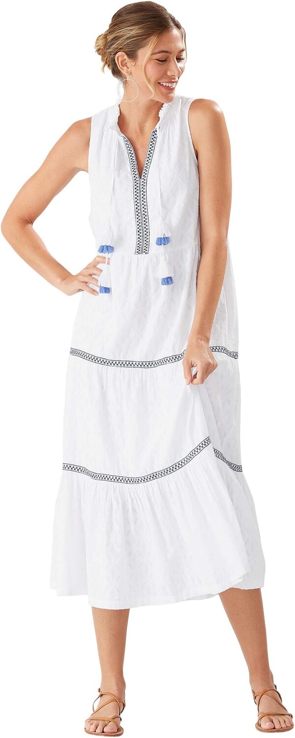 Пляжное платье Tommy Bahama Cotton Clip Embellished Split-Neck Dress Cover-Up, белый
Пляжное платье Tommy Bahama Cotton Clip Embellished Split-Neck Dress Cover-Up, белый
