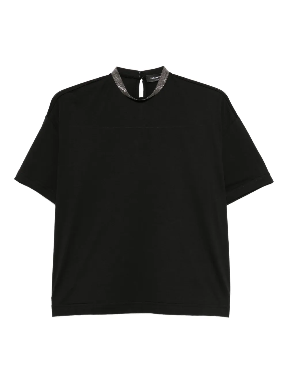 Топ с декорированным вырезом Fabiana Filippi, черный
Топ с декорированным вырезом Fabiana Filippi, черный