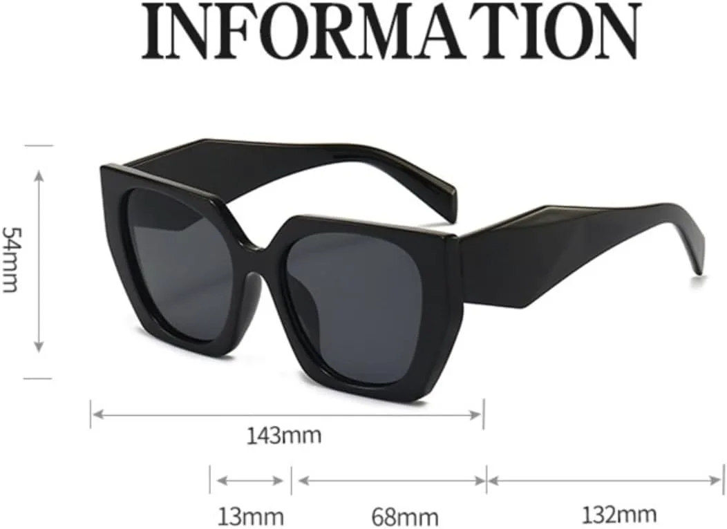 Большие квадратные женские солнцезащитные очки в винтажном стиле, крупные мужские солнцезащитные очки класса люкс с защитой от УФ-излучения UV400 UATXTAU, Leopard
Большие квадратные женские солнцезащитные очки в винтажном стиле, крупные мужские солнцезащитные очки класса люкс с защитой от УФ-излучения UV400 UATXTAU, Leopard