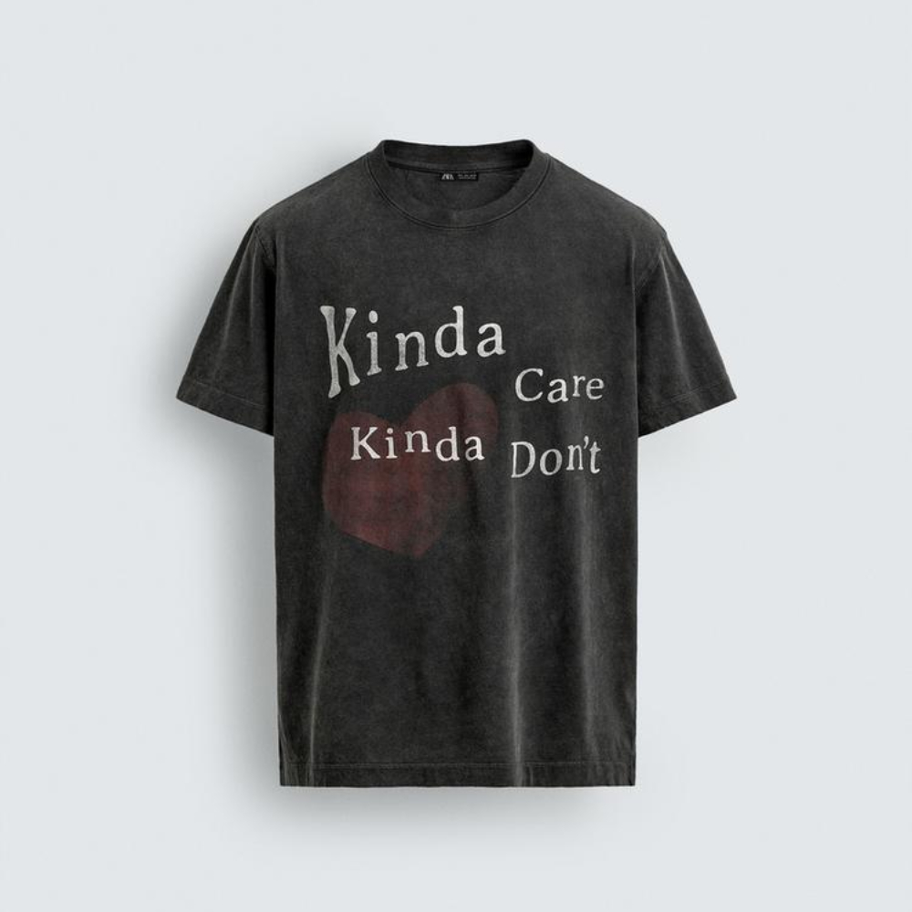 Футболка Zara Heart Print, темно-серый
Футболка Zara Heart Print, темно-серый