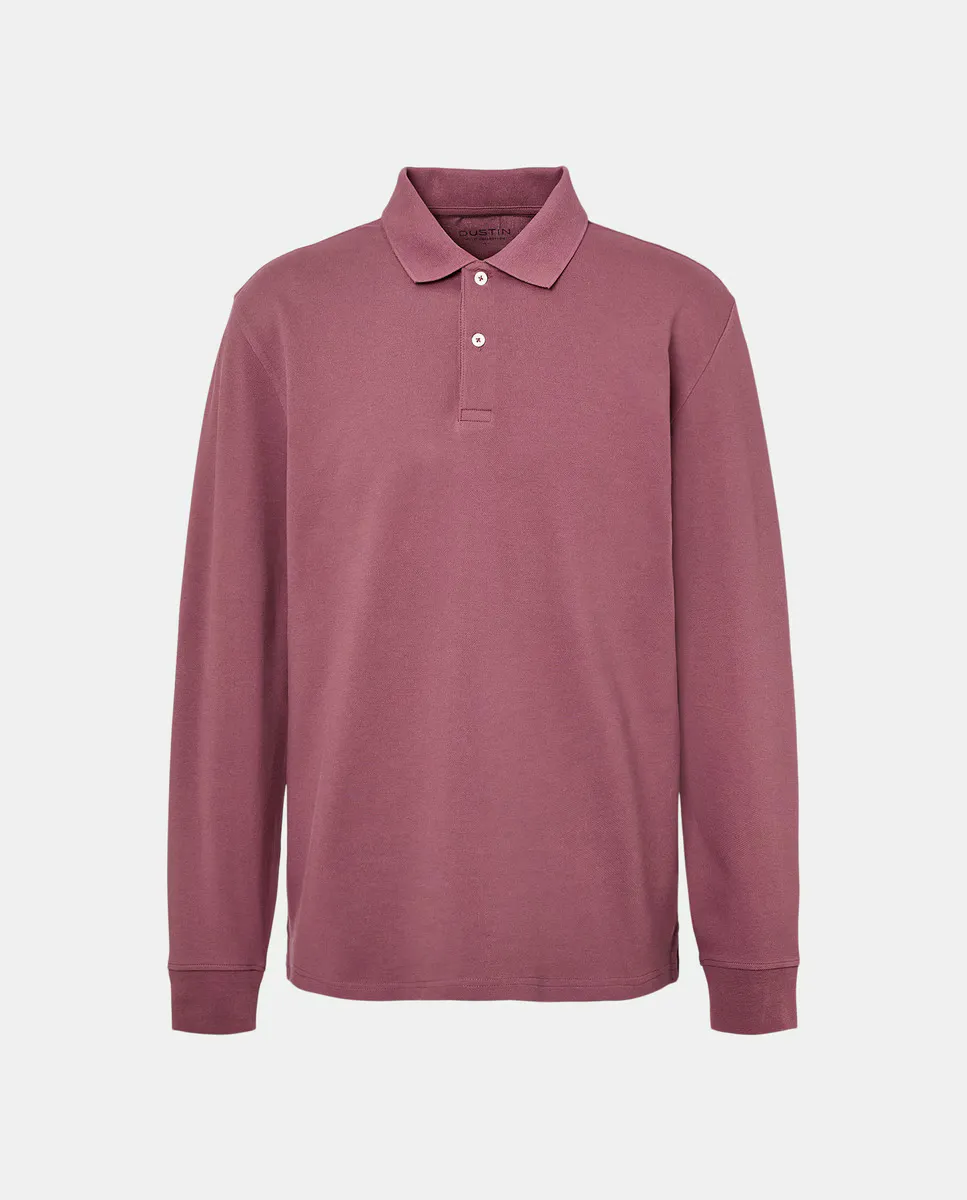 Поло с длинным рукавом пике для мужчин Dustin, розовый
Поло с длинным рукавом пике для мужчин Dustin, розовый