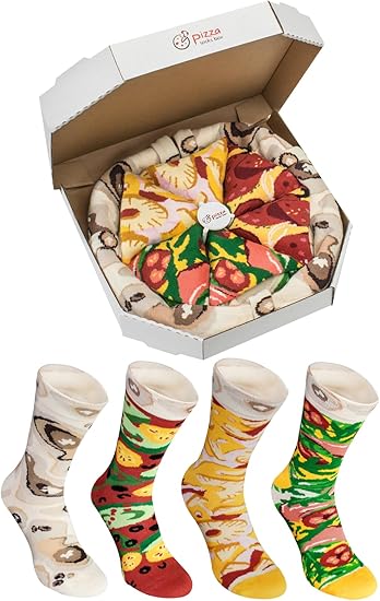Носки Rainbow - Pizza Box - 4 pairs MIX Hawaii Italian Pepperoni Cotton - Made In Europe, мультиколор, Разноцветный, Носки Rainbow - Pizza Box - 4 pairs MIX Hawaii Italian Pepperoni Cotton - Made In Europe, мультиколор
Носки Rainbow - Pizza Box - 4 pairs MIX Hawaii Italian Pepperoni Cotton - Made In Europe, мультиколор, Разноцветный, Носки Rainbow - Pizza Box - 4 pairs MIX Hawaii Italian Pepperoni Cotton - Made In Europe, мультиколор