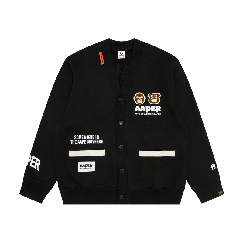 R Button Down Cardigan Aape, черный
R Button Down Cardigan Aape, черный
