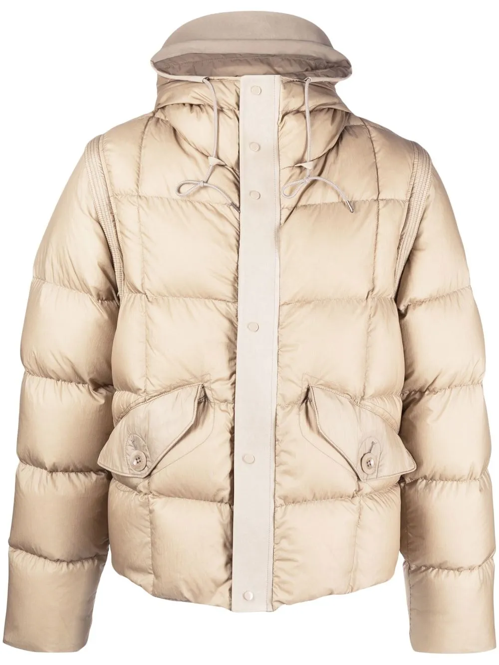 Пуховик со съемными рукавами Ten C, нейтральный
Пуховик со съемными рукавами Ten C, нейтральный