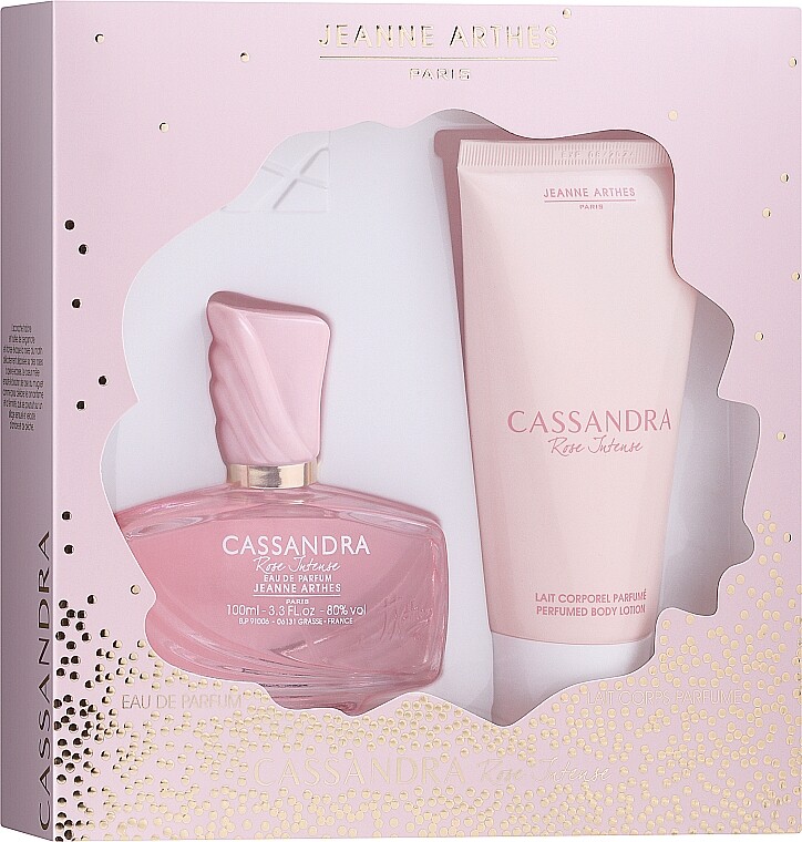 Парфюмерный набор Jeanne Arthes Cassandra Rose Intense
Парфюмерный набор Jeanne Arthes Cassandra Rose Intense