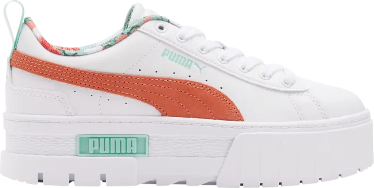 Кроссовки Puma Mayze Aura 2 Jr Flower, белый 
Кроссовки Puma Mayze Aura 2 Jr Flower, белый