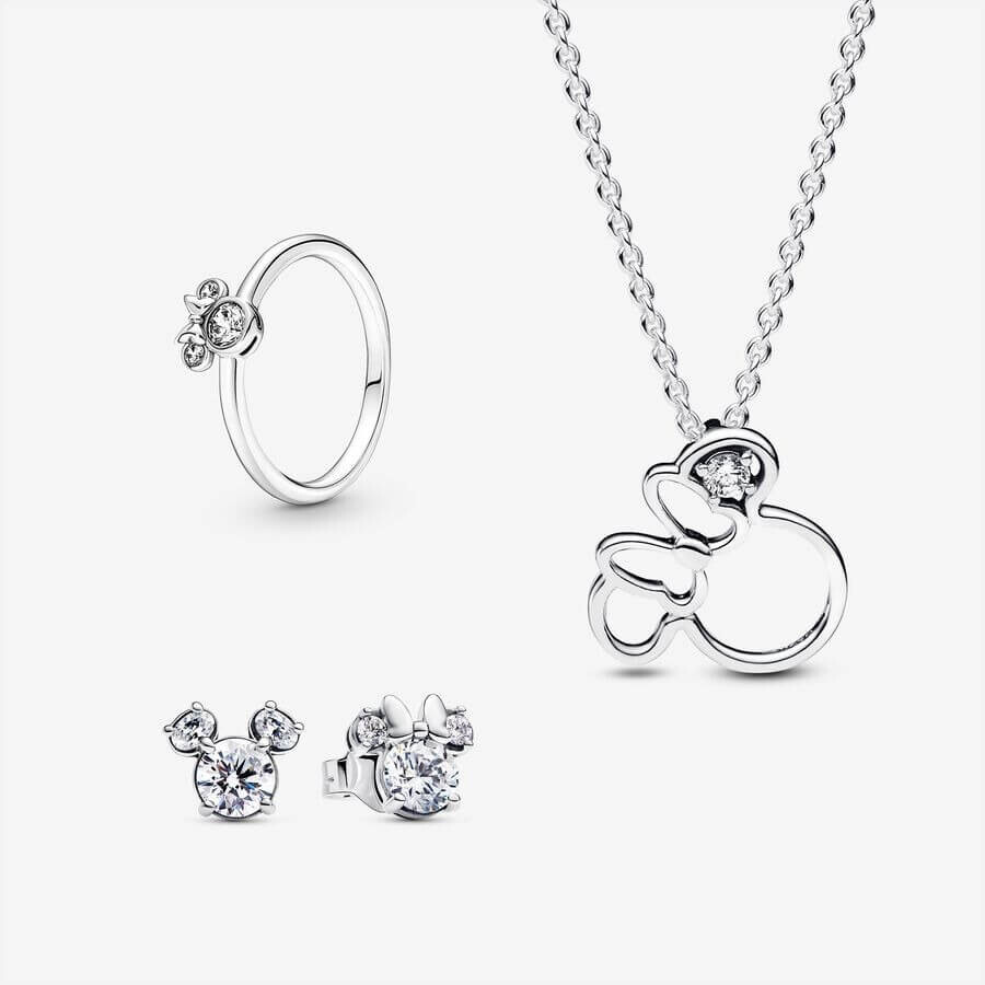 Ювелирный комплект Pandora x Disney Mickey Mouse And Minnie Mouse Sparkling Jewelry, 3 предмета
Ювелирный комплект Pandora x Disney Mickey Mouse And Minnie Mouse Sparkling Jewelry, 3 предмета