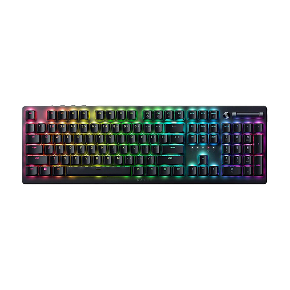 Клавиатура игровая Razer DeathStalker V2 Pro, Purple Switch, чёрный, английская раскладка
Клавиатура игровая Razer DeathStalker V2 Pro, Purple Switch, чёрный, английская раскладка