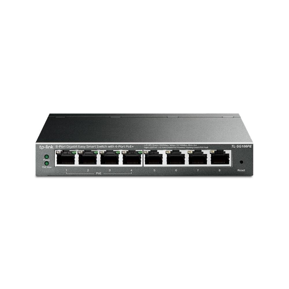 Коммутатор TP-Link TL-SG108PE
Коммутатор TP-Link TL-SG108PE