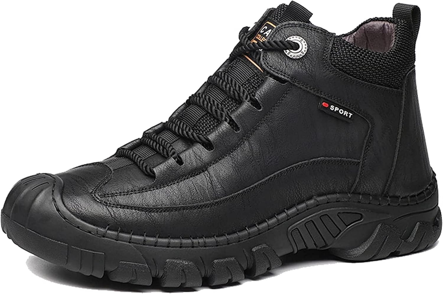 Мужские зимние ботинки Yiozoi, утепленные плюшем, короткие кожаные ботинки для улицы, повседневная носка, удобные высокие шнурованные ботинки, черный
Мужские зимние ботинки Yiozoi, утепленные плюшем, короткие кожаные ботинки для улицы, повседневная носка, удобные высокие шнурованные ботинки, черный