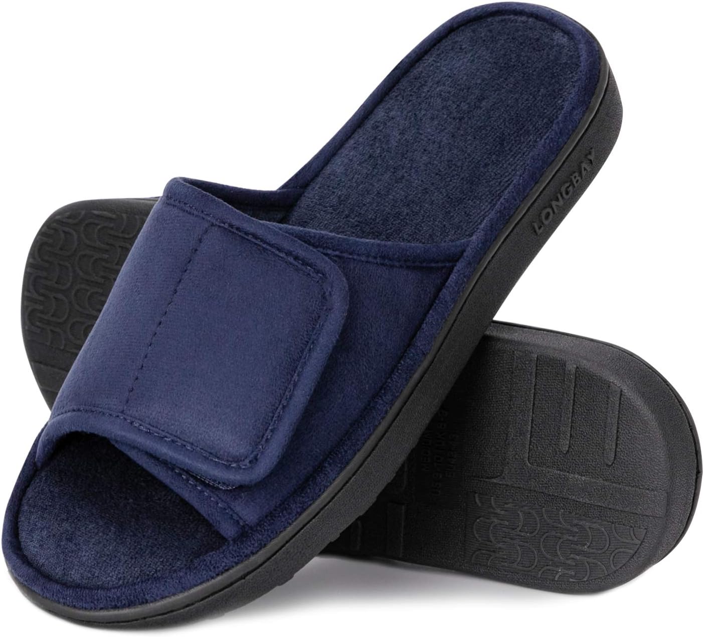 Мужские комфортные шлепанцы LongBay с амортизирующей пенной стелькой, дышащие, из микрозамши для дома, синий
Мужские комфортные шлепанцы LongBay с амортизирующей пенной стелькой, дышащие, из микрозамши для дома, синий