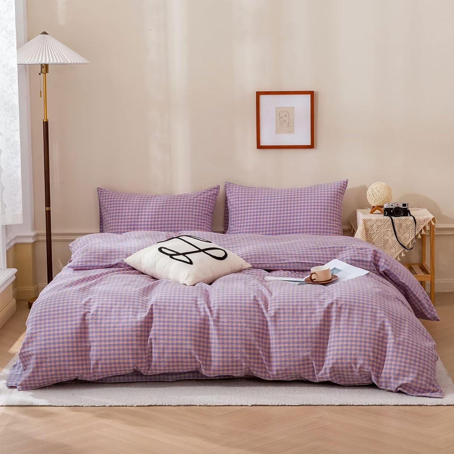 Bu Lu Tu Фиолетовый комплект пододеяльников в клетку BuLuTu, Plaid-S Purple Beige
Bu Lu Tu Фиолетовый комплект пододеяльников в клетку BuLuTu, Plaid-S Purple Beige