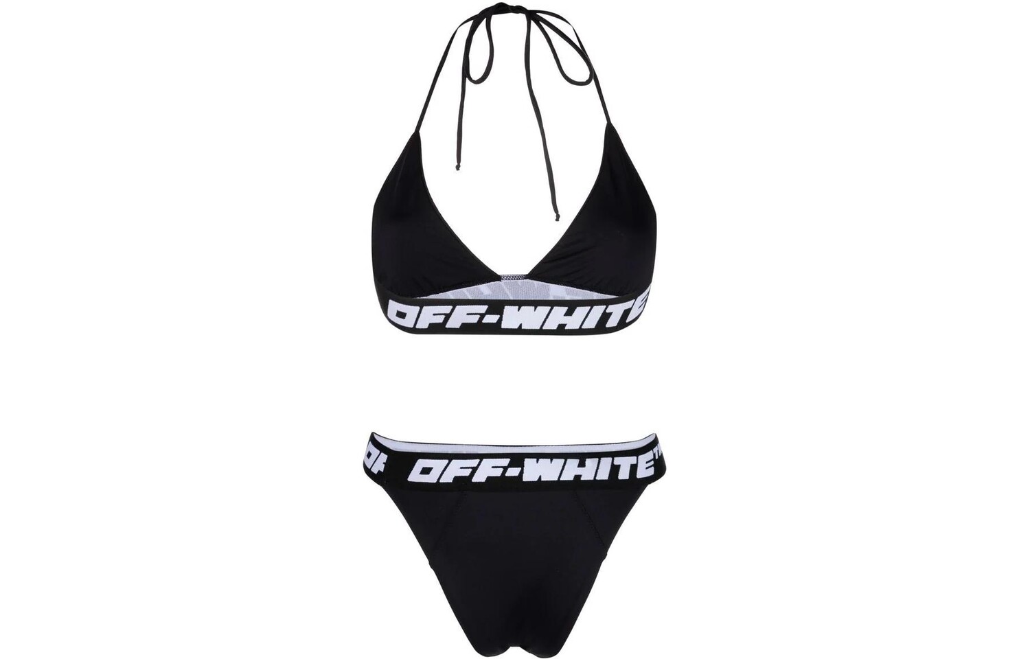 Купальник женский Off-White из двух частей, черный
Купальник женский Off-White из двух частей, черный