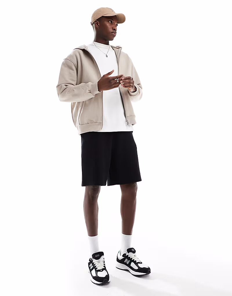 Свободные шорты с вафельной текстурой черного цвета Asos Design
Свободные шорты с вафельной текстурой черного цвета Asos Design