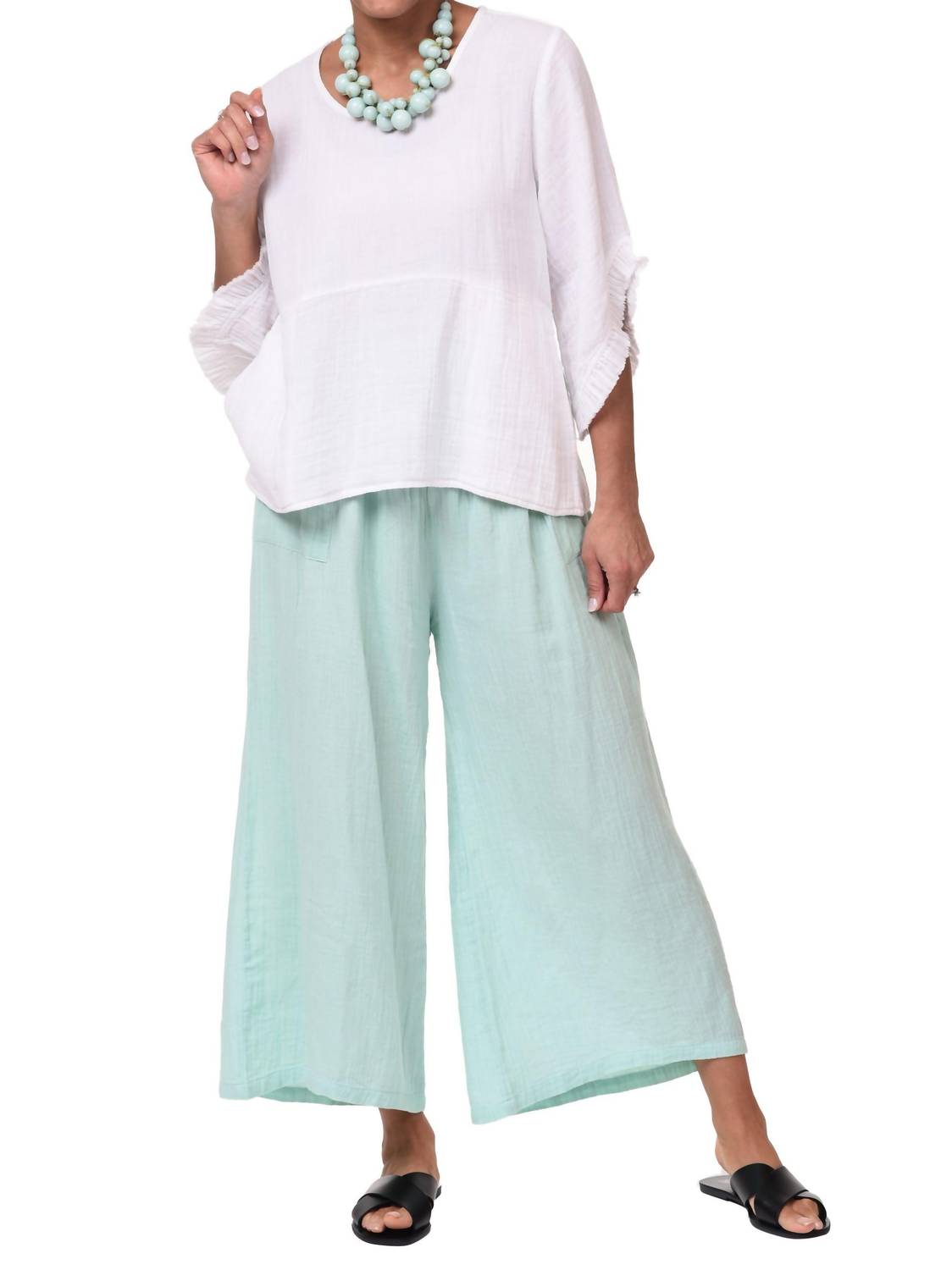 Брюки-палаццо Aqua Tulip Clothing, Aqua
Брюки-палаццо Aqua Tulip Clothing, Aqua